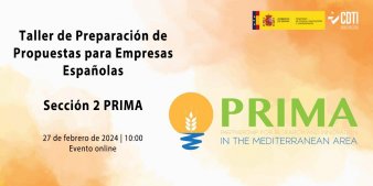 Programa PRIMA - Taller para preparación de propuestas